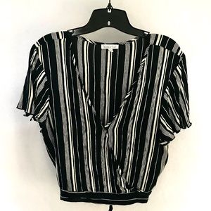 Patrons of Peace Tie Back Crop Top